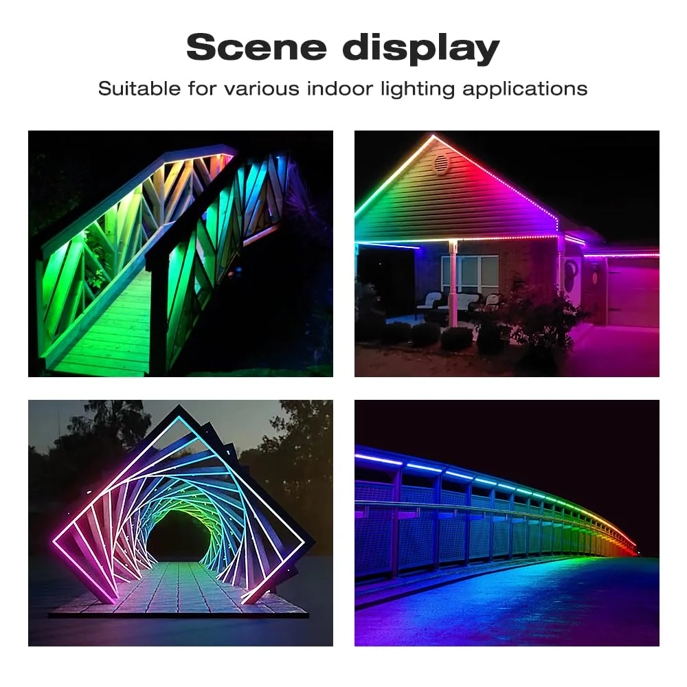 GLEDOPTO WLED Digital Strip Light Controller WiFi DC5-24V Support WS2812 2811 SK6812 and Other RGB RGBW Strip Lights 800 ICs DIYable - Image 4