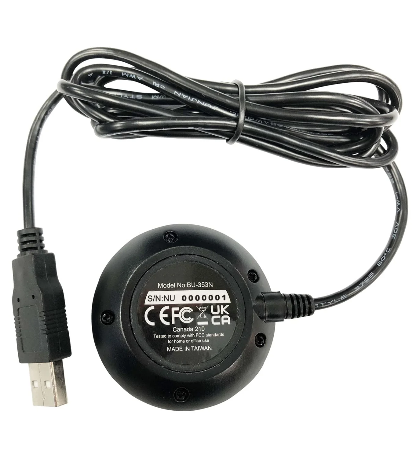 GlobalSat BU-353N USB GPS Receiver, Black SYSTEM - Image 2