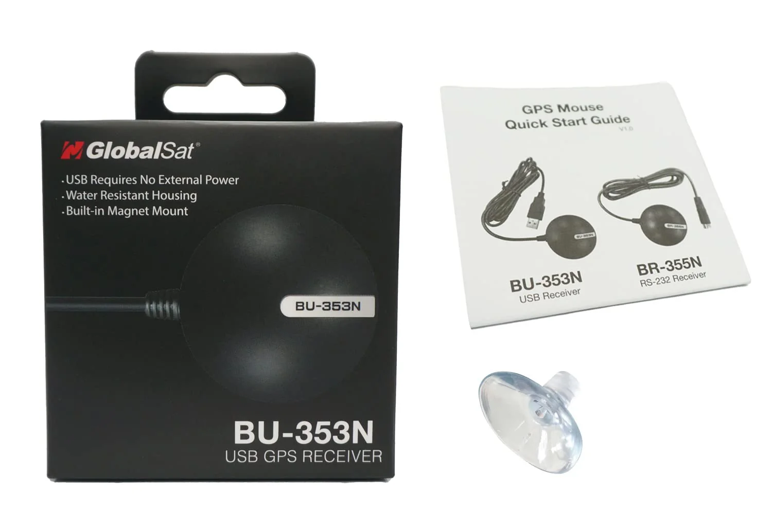 GlobalSat BU-353N USB GPS Receiver, Black SYSTEM - Image 4