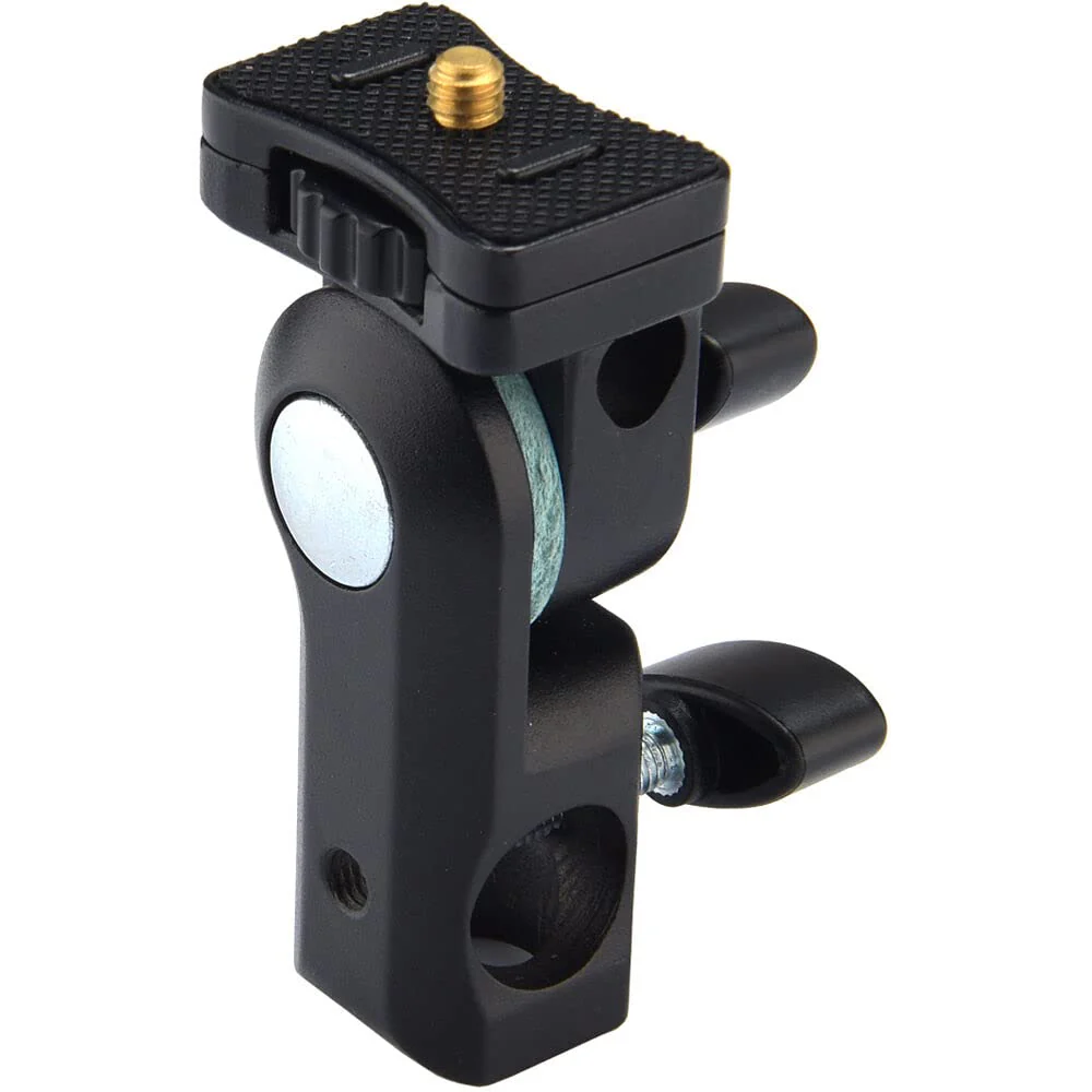 Godox AD-E2 Flash Holder Metal Bracket with 1/4 Inch Screw Umbrella Mount for AD200 AD200Pro AD300Pro 1 Pack