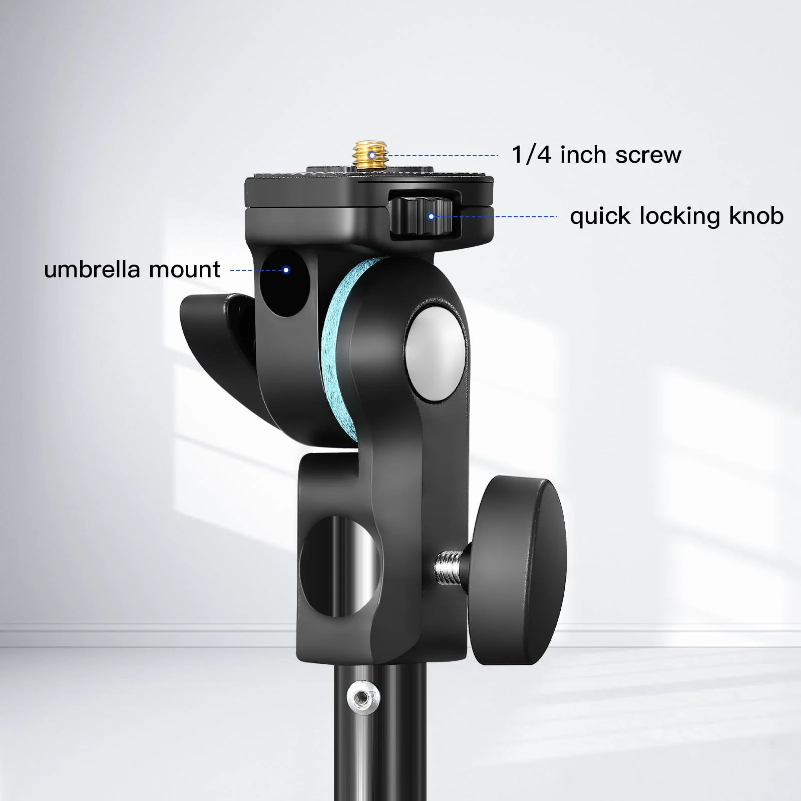 Godox AD-E2 Flash Holder Metal Bracket with 1/4 Inch Screw Umbrella Mount for AD200 AD200Pro AD300Pro 1 Pack - Image 4