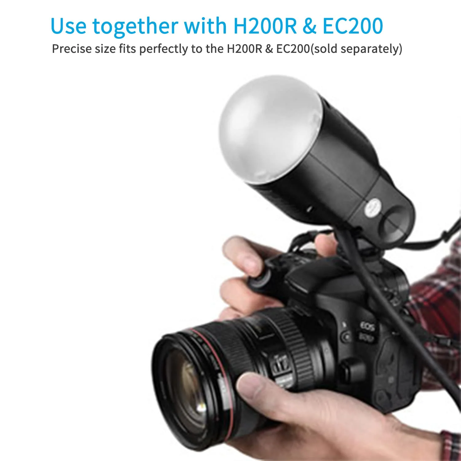 Godox AK-R11 Diffuser Dome for Godox V1 V1pro Round Head Flash for Godox AD100Pro / H200R - Image 6