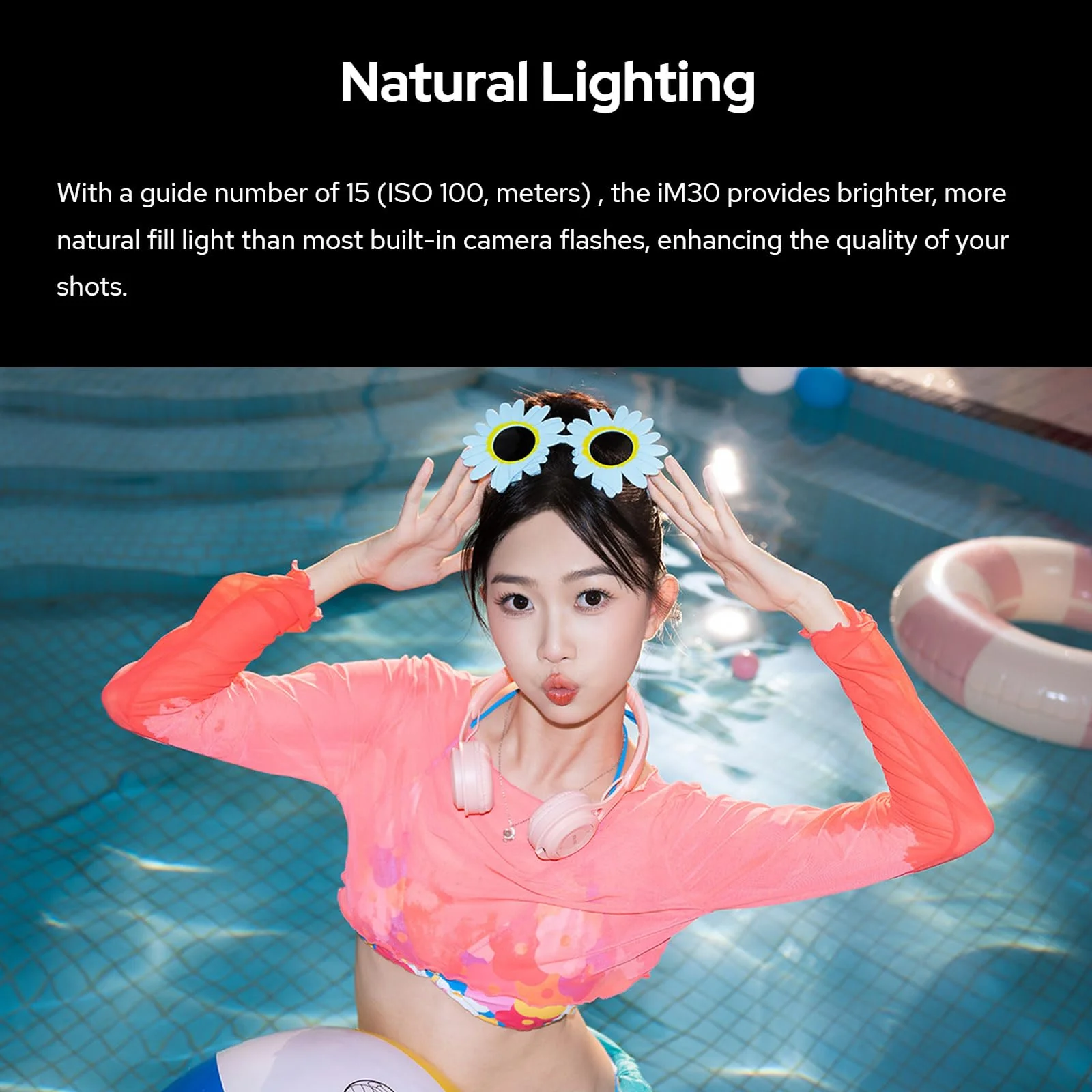 Godox iM30 Camare Flash,Mini Flash Speedlite,GN15 with 13 Levels Flash Power, CCT 6500K±200K with S1/S2 Optical Control for Fuji, for Canon, for Nikon, for Sony, for Olympus Camera - Image 4