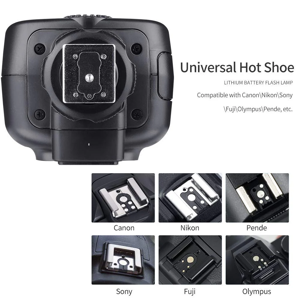 Godox TT600 2.4G Wireless Flash Speedlite Master/Slave Flash with Built-in Trigger System Compatible for Canon Nikon Pentax Olympus Fujifilm Panasonic (TT600) - Image 8