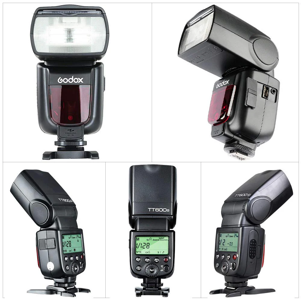 GODOX TT600S Camera Flash GN60 Speedlight for Sony Cameras with MI Hotshoe (TT600S) - Image 2