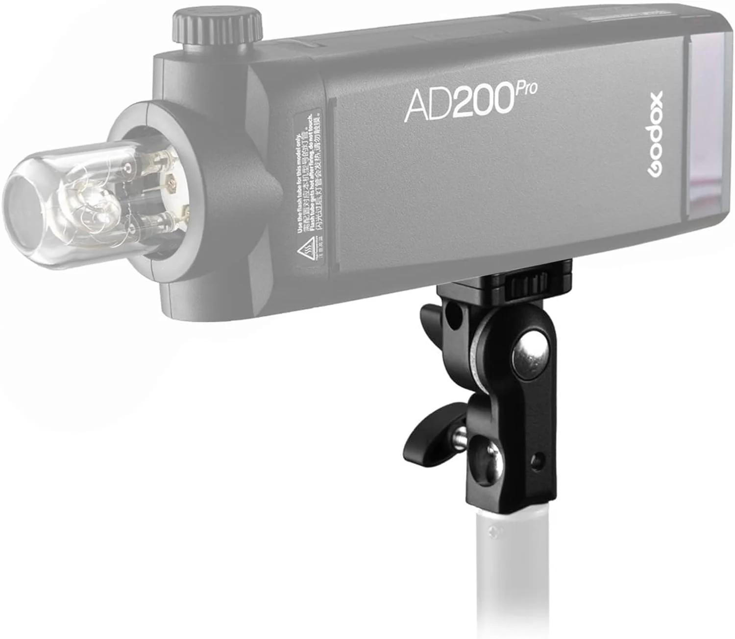 Godox Umbrella Mount Flash Bracket AD200 Accessories - Model AD-E2 with Stable Support, 1/4 Inch Screw, and Cold Shoe Mount for , V1,V860III, TT600, AD200Pro, AD300Pro - Image 6
