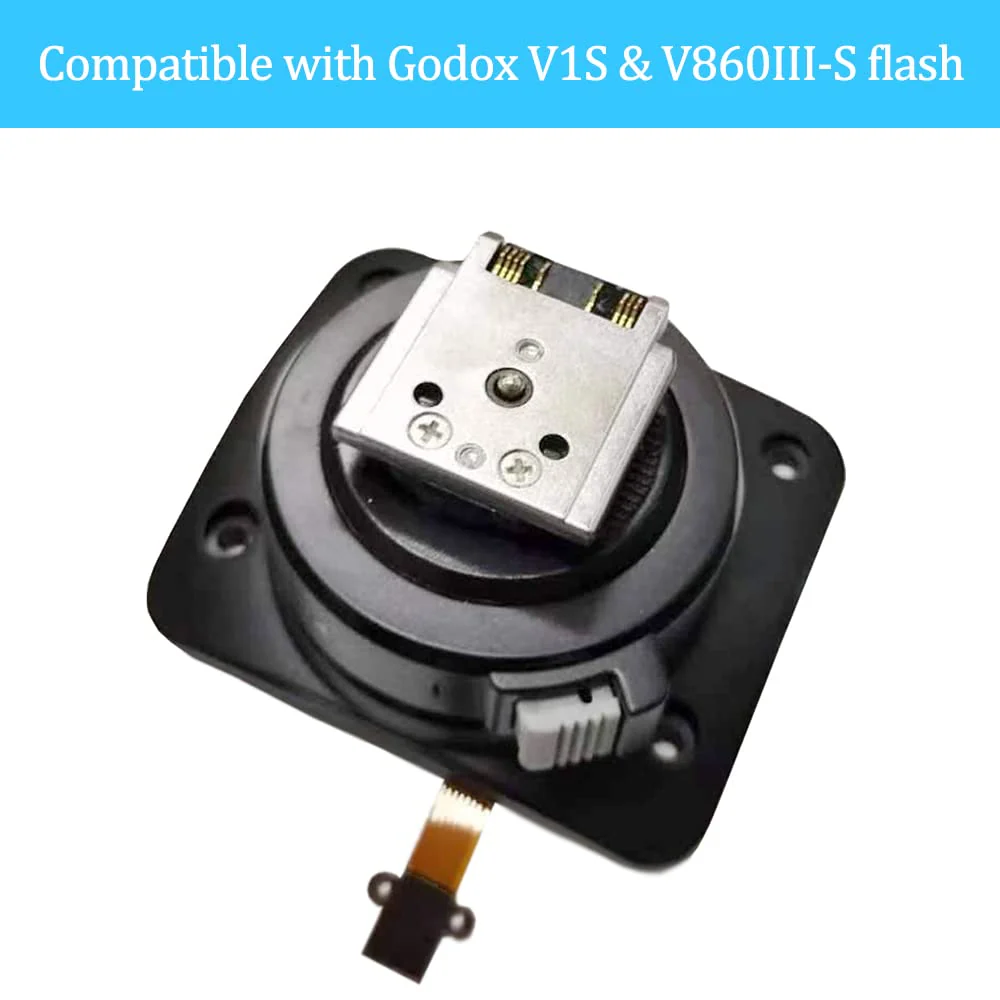Godox V1S V860III-S Hot Shoe Replacement Mount Foot, Speedlite Flash Repair Parts for V1 & V860III Sony Flash Hot Shoe Replacement (Upgrade Metal Version) for V1S & V860III-S - Image 2