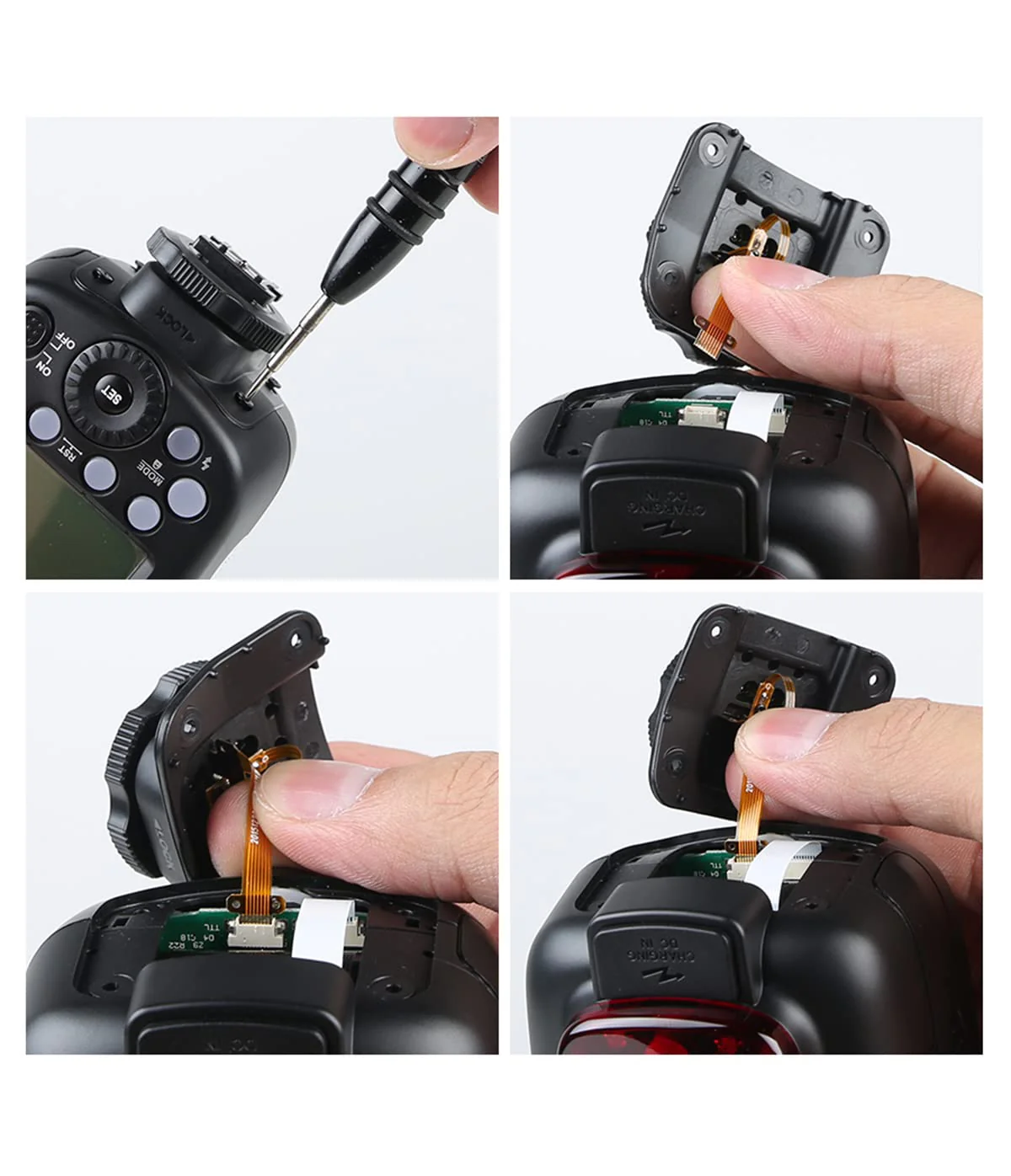 Godox V860II-S Hot Shoe Replacement Mount Foot, Speedlite Flash Repair Parts for V860IIS (for Sony Version) Flash Hotshoe Replacement (Upgrade Metal Version) for V860II-S - Image 6