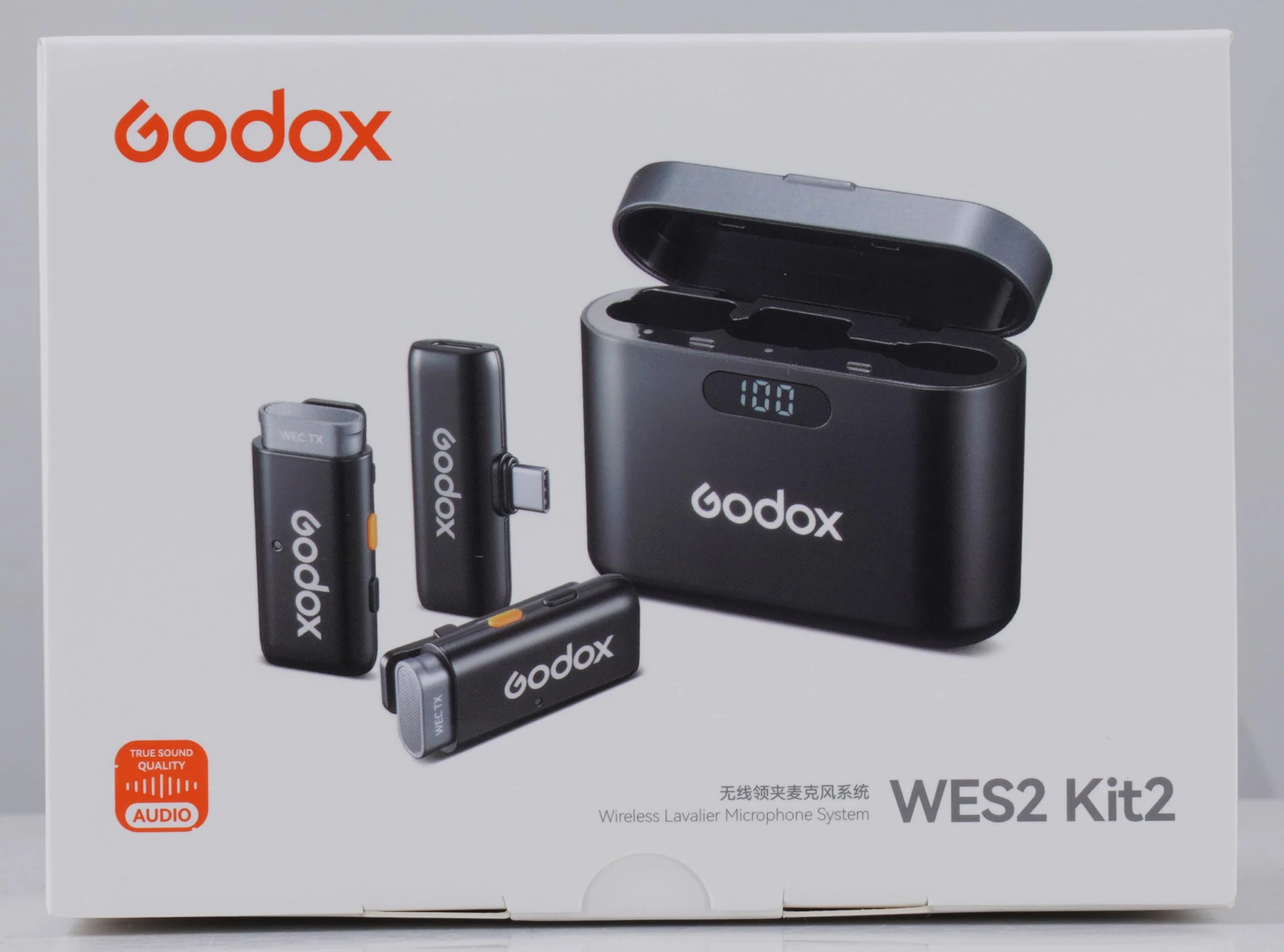 GODOX WES2 Kit2 Wireless Lavalier Microphone for Android/USB C, 8H Battery Life, Dual Channel 2.4G Wireless Mic, 200m(656ft.) Range, Noise Cancelling with Charging Case for Vlogging, TikTok, Interview - Image 8