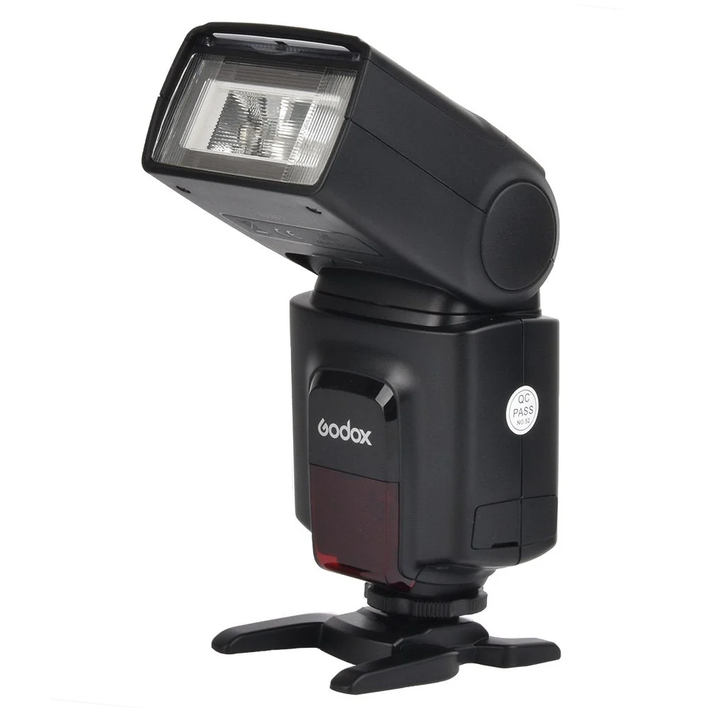 Godox Wireless 433MHz GN33 Camera Flash Speedlite with Built-in Receiver with RT Transmitter Compatible for Canon Nikon Sony Olympus Pentax Fuji DSLR Cameras with Diffuser + Filters + USB LED - Image 6