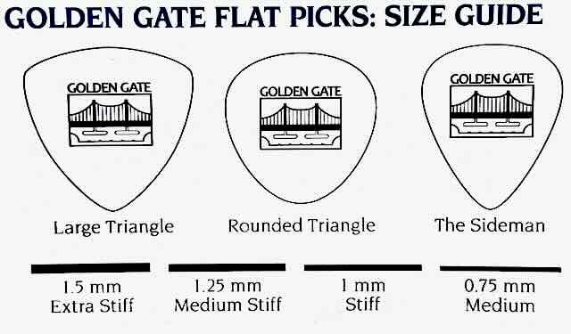 Golden Gate Guitar Picks (MP-307), Clown Confetti,Large Triangle - Stiff - Image 3