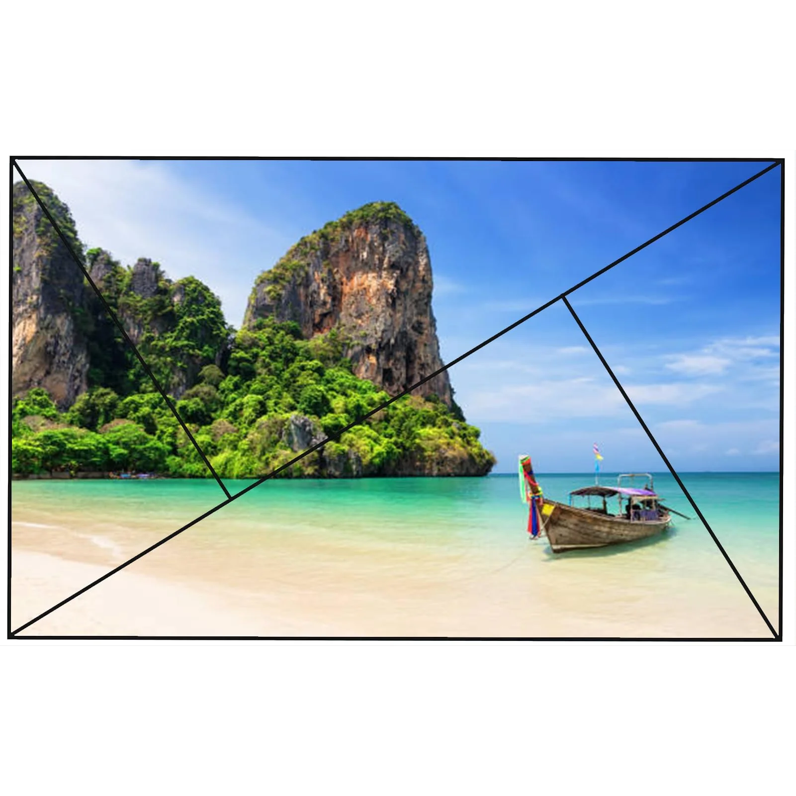 Golden Ratio, Fibonacci & Rule of Thirds Composition Tool Credit Card-Sized View Finder/Viewer for Photography, Painting, Drawing - Fits in Wallet or Camera Bag - Image 3