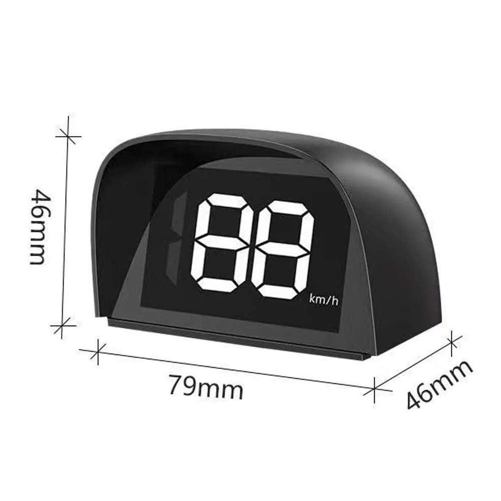 GoolRC Digital GPS Speedometer for Car, Kilometers/Miles Car Global Position System Speedometer Digital Display Speed Car HeadUp Display, Green miles - Image 2