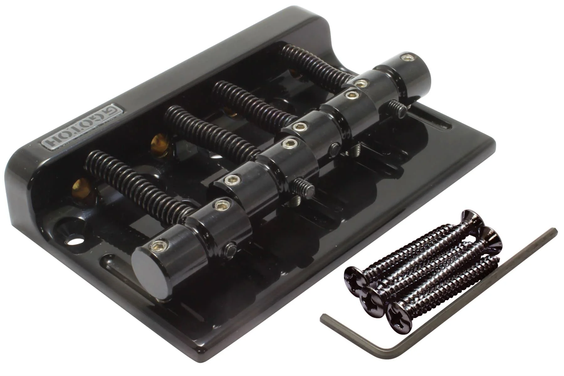 GOTOH 201B-4 4-String Bass Bridge 2 1/4" spacing - Black