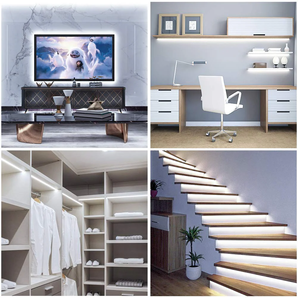 Govee White LED Strip Lights, Upgraded 16.4ft Dimmable LED Light Strip 6500K Bright Daylight White, Strong Adhesive, 300 LEDs Flexible Tape Lights for Vantiy Mirror, Kitchen Cabinet, Bedroom - Image 7