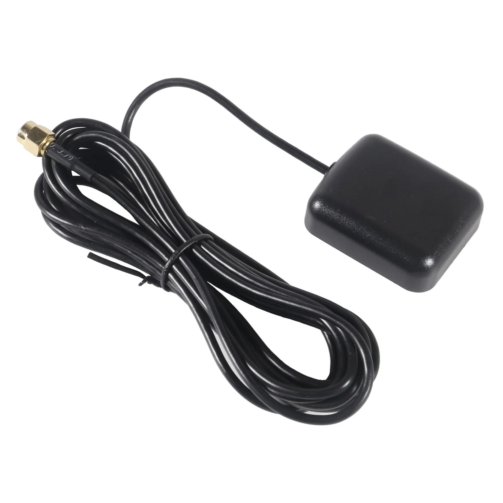 GPS Navigation Antenna with SMA Male Connector Vehicle Waterproof Active GPS Antenna for Car Stereo Head Unit GPS Navigation System Module Truck Marine Boat GPS Tracker - Image 2