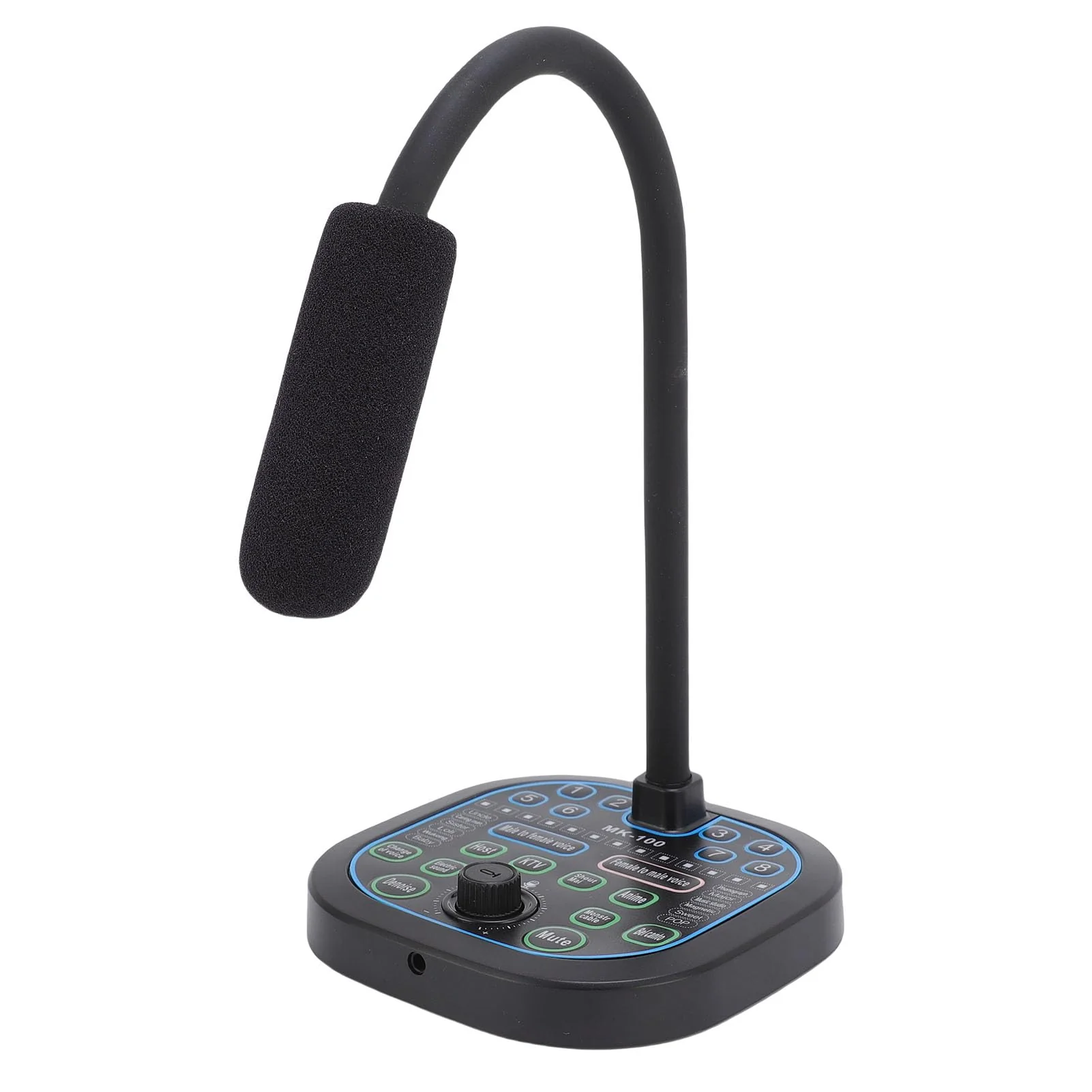 Gugxiom Handheld Voice Changer with 16 Sound Effects, USB Type C 3.5mm Microphone Voice Changer, Voice DisguiserCompatible for PC, Phone & Gaming