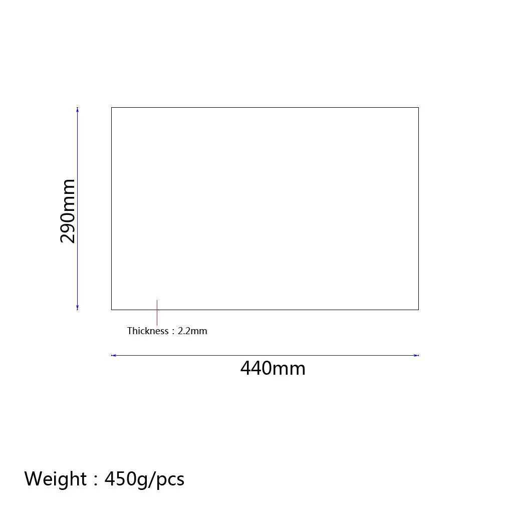 Guitar Bass Pickguard Blank Material, 17.3x11.4 IN Pick guard DIY Sheet Scratch Plate Backplate for Strat Tele Guitar Jazz P Bass 29x44cm (Black 3 Ply (BWB)) Black 3 Ply (BWB) - Image 2