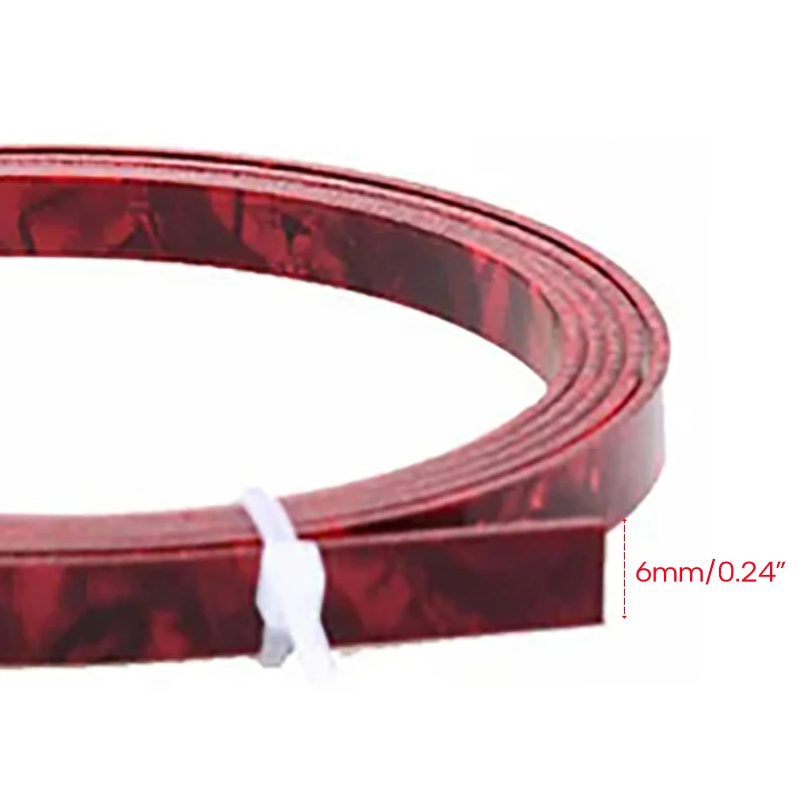 Guitar Binding Purfling Edging Strips Guitar Trim Decorations Acoustic Guitar Edging Strips Guitar Decals Accessories Guitar Parts And Accessories white pearl - Image 4