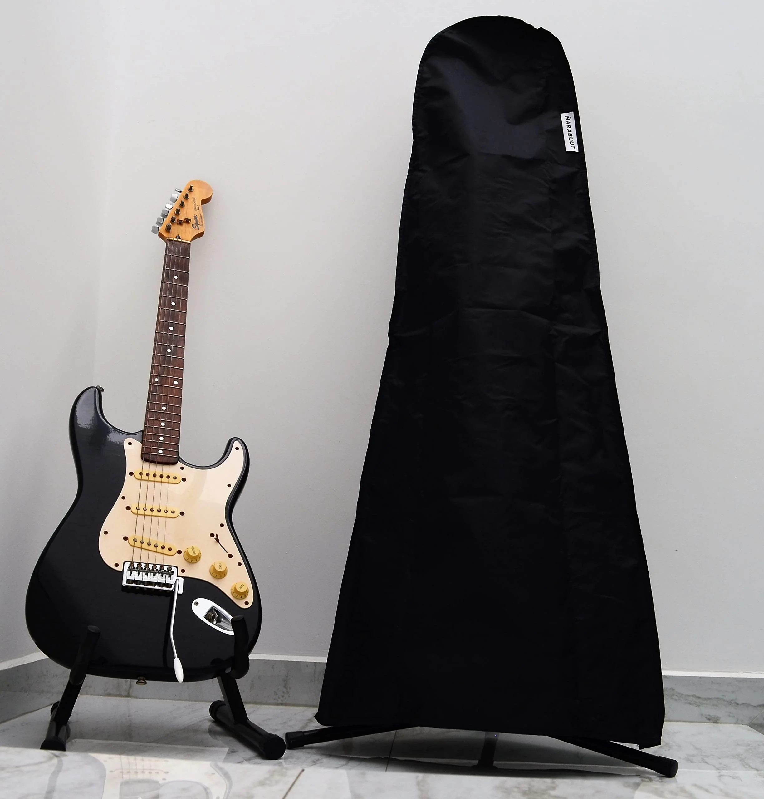Guitar Dust Cover Bag Protective and Storage for Acoustic Electric and Bass Guitars From Sun Dust Dirt UV Rays Moisture Water Resistant 4 20D Oxford Polyester Complete with Microfiber Cloth - Image 5