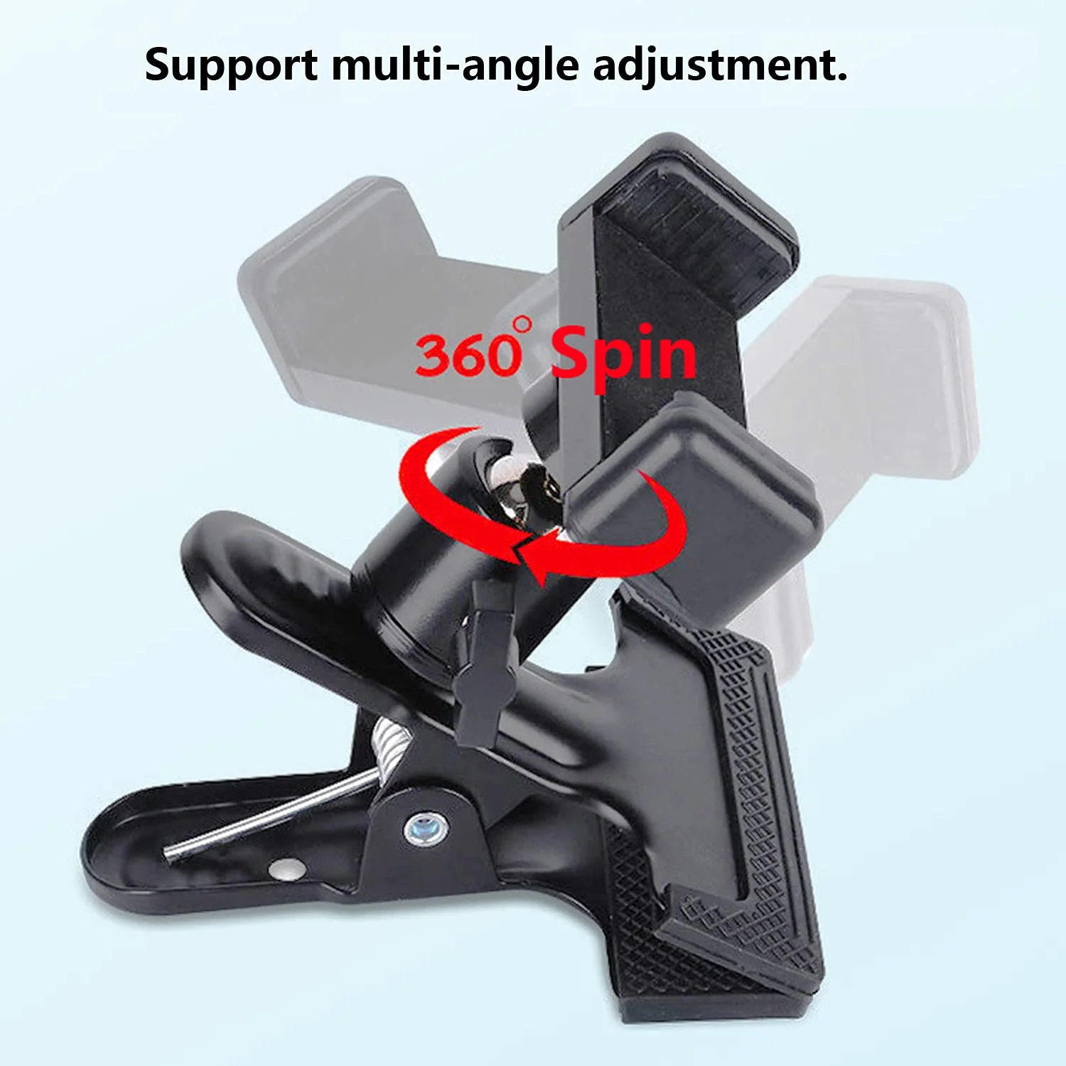 Guitar Head Phone Holder Mount for Live Broadcast Teaching Video Recording Android and iPhone Compatible Guitar/Electric Guitar/Bass/Ukulele - Image 3