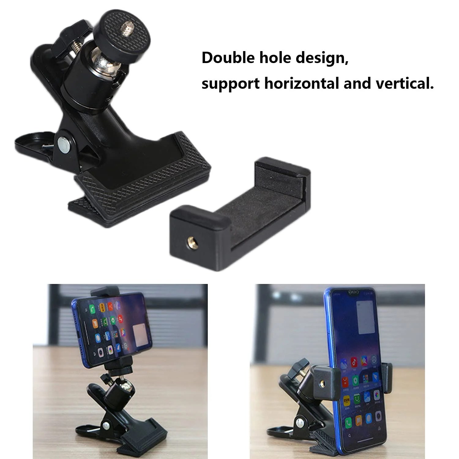 Guitar Head Phone Holder Mount for Live Broadcast Teaching Video Recording Android and iPhone Compatible Guitar/Electric Guitar/Bass/Ukulele - Image 4