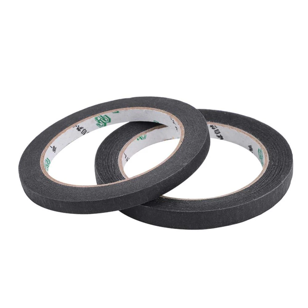 Guitar Pickup Accessories Insulated Tape Band Adhesive, Guitar Parts Black Textured Paper Pickup Tape for guitar pickups, 2pcs guitar pickup tape cloth