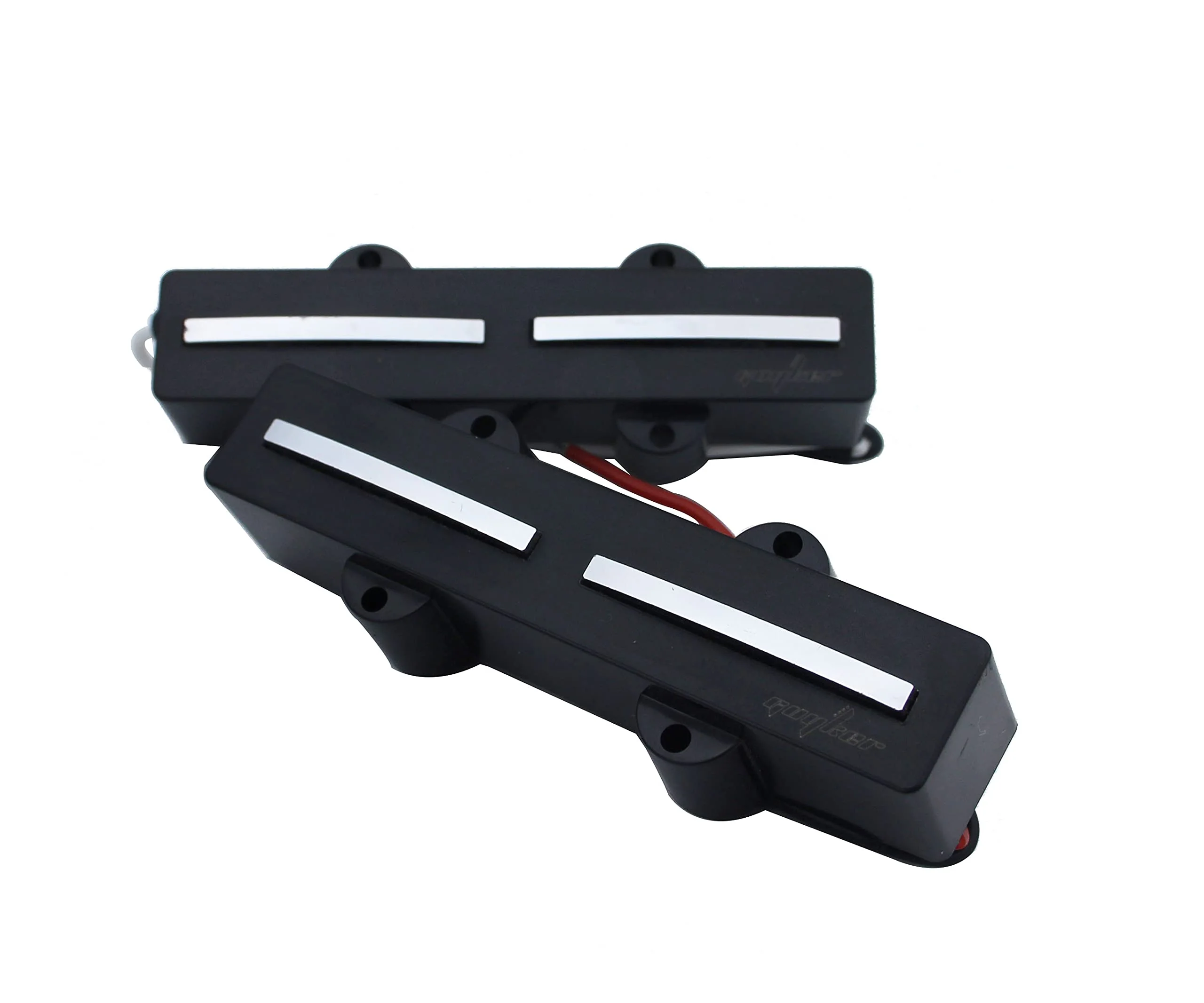 Guyker Ceramic Pickups Long Closed Electric Jazz Bass Pickups Closed Hot Single Rail Track 1 Set, JB11 Black - Image 4
