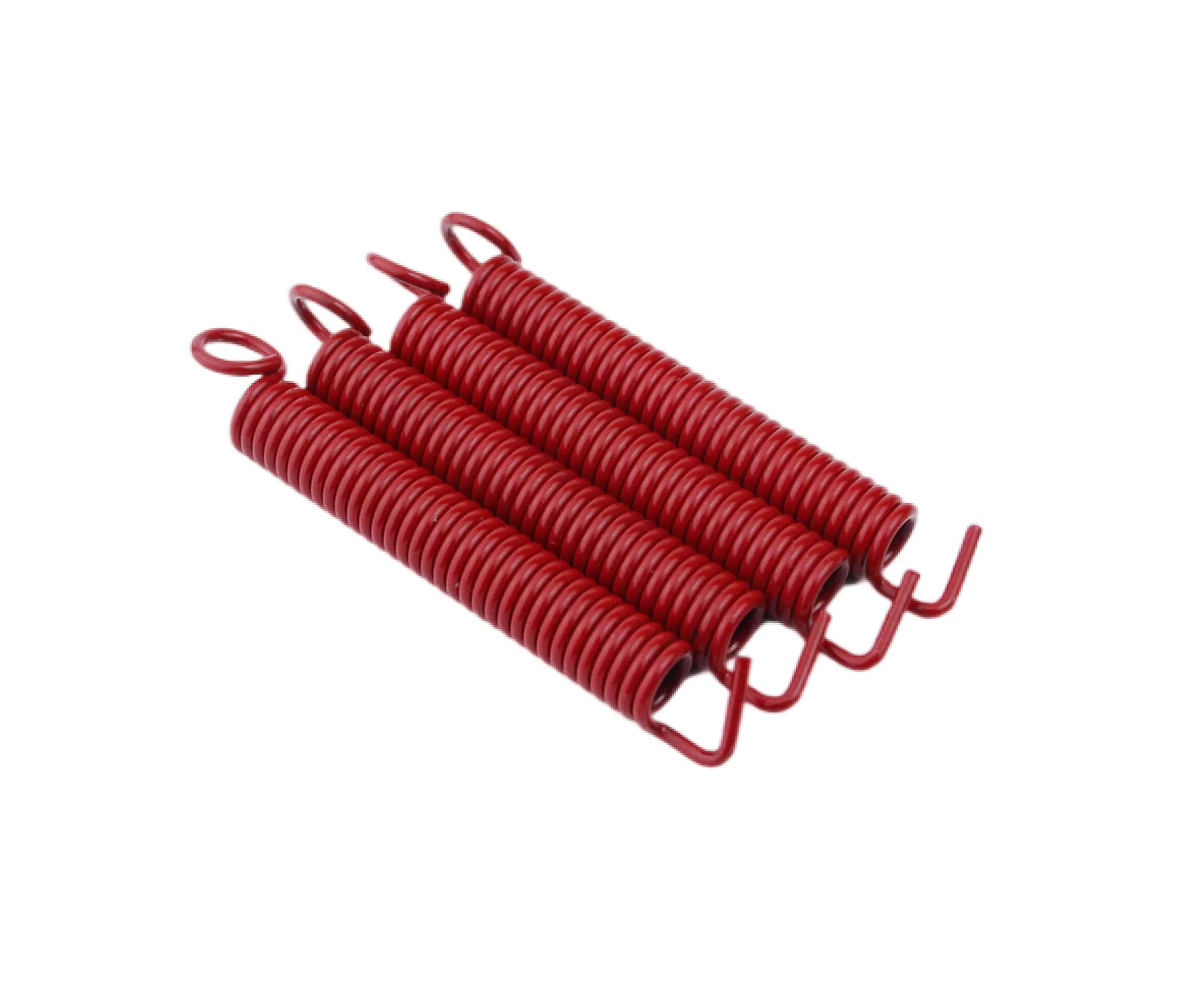 Guyker Noiseless Tremolo Springs (Set of 4) for FR Fender Strat ST Stratocaster Electric Guitar Bridge Instruments Accessories Replacement Part, Red Red, Length 62.5mm