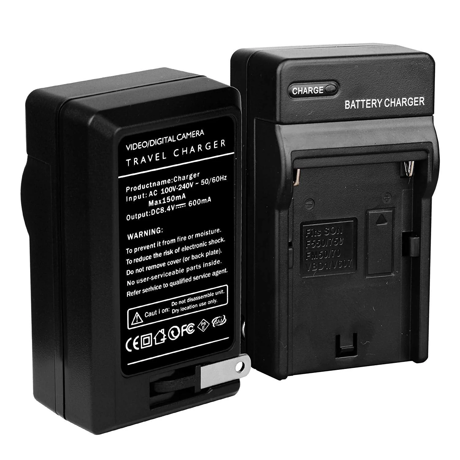 GVM 2 Pack NP-F750 Replacement Batteries and Chargers for NP-F975, NP-F960, NP-F950, NP-F930, NP-F770, NP-F750, NP-F550, DCR, DSR, HDR, FDR, HVR, HVL and LED Light - Image 7