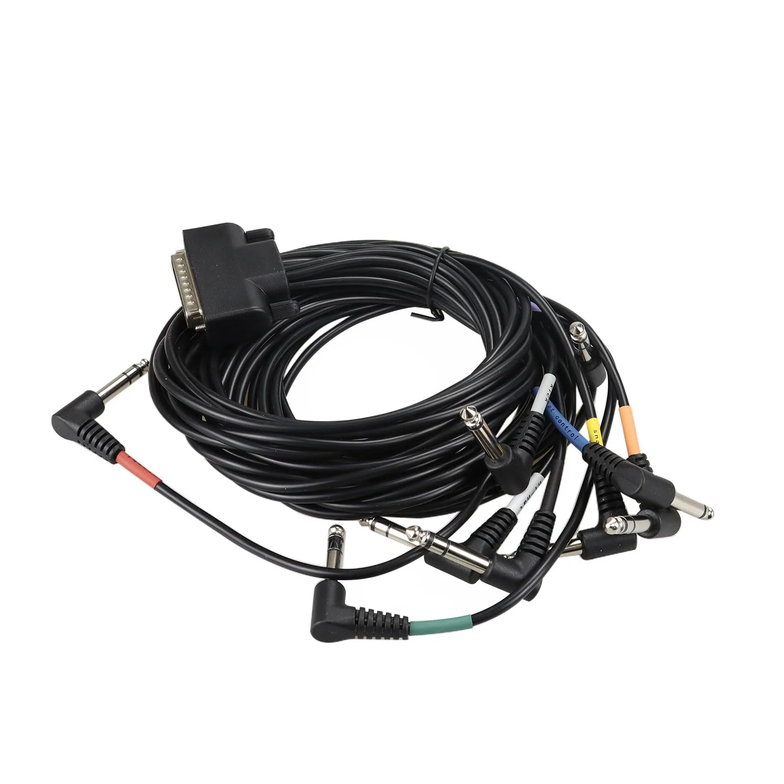 GWNOWZZET Cable Snake Harness for Alesis Drum Module COMMAND SURGE NITRO DM7X FORGE 6.35mm Rca Male Heads