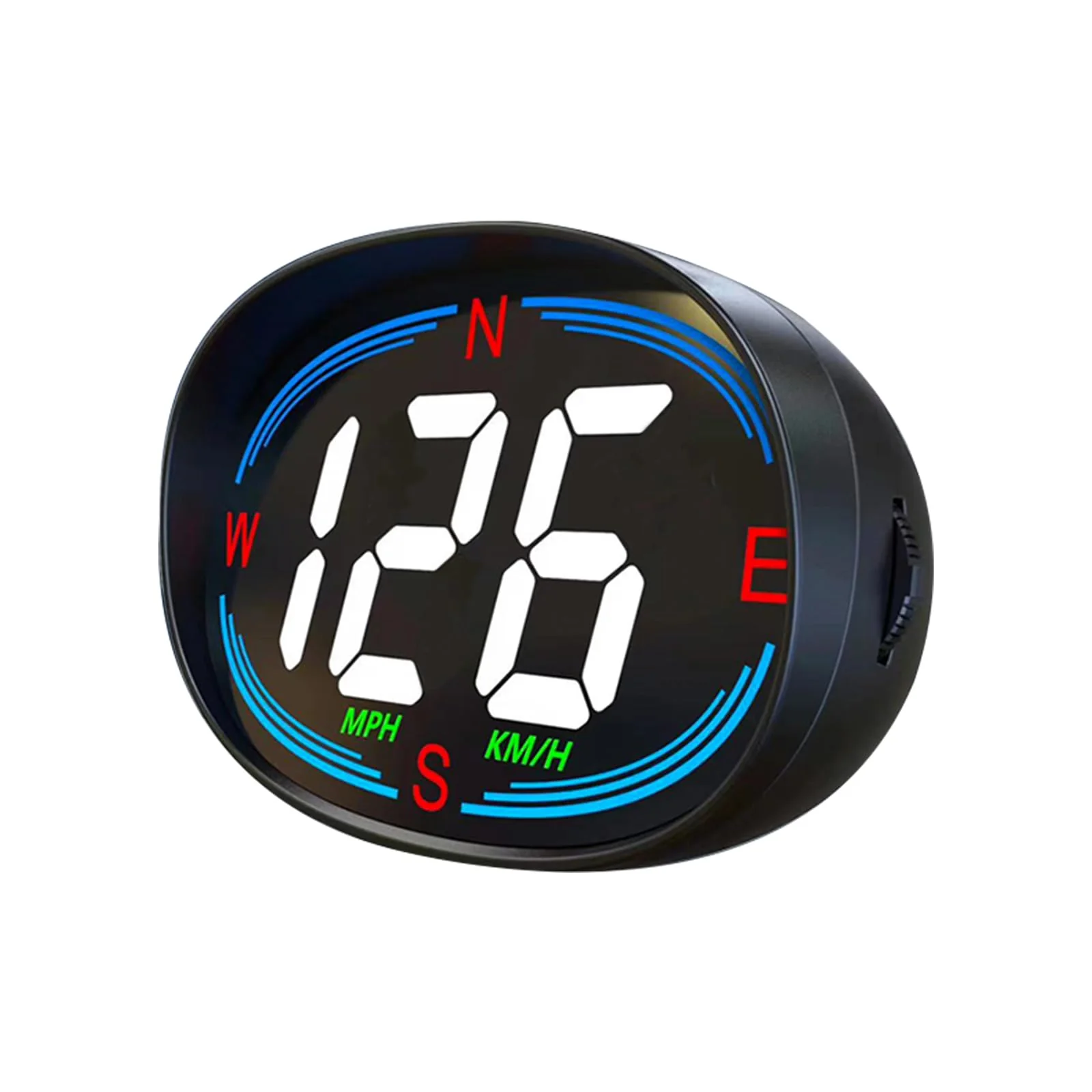H2 Digital Speedometer GPS HUD,Car Head Up Display with Speed Compass MPH ,Plug and Play Universal All Cars