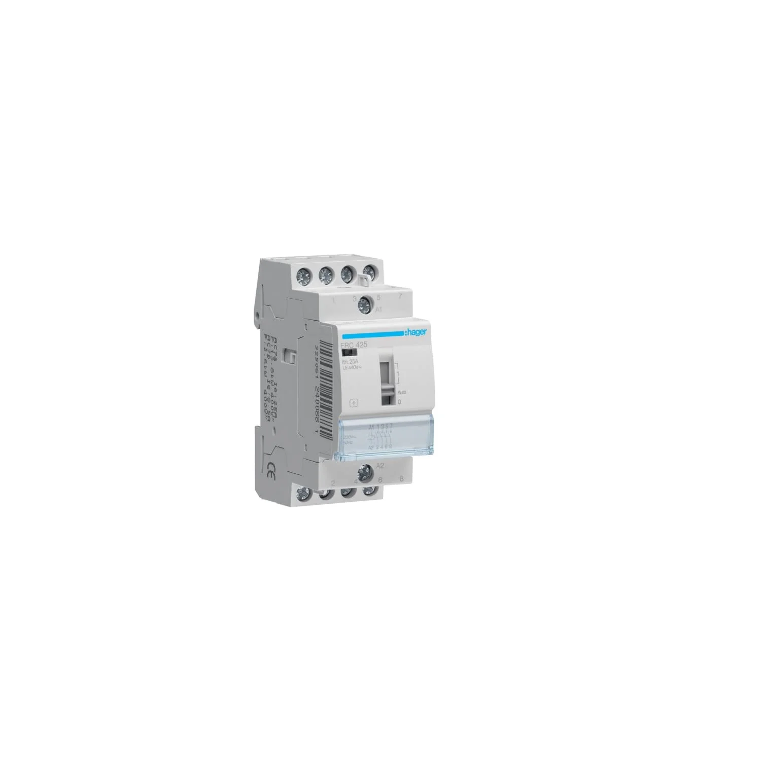 Hager erc425 Manual Contactor 25 A 4 NA 230 V