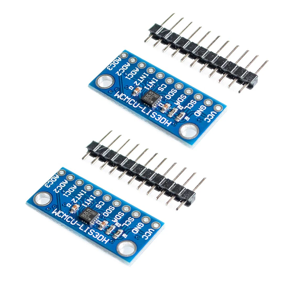 Hailege 2pcs LIS3DH Tri-Axis Acceleration Development Board 3-Axis Acceleration Sensor Replaces ADXL345 Built-in Temperature Sensor