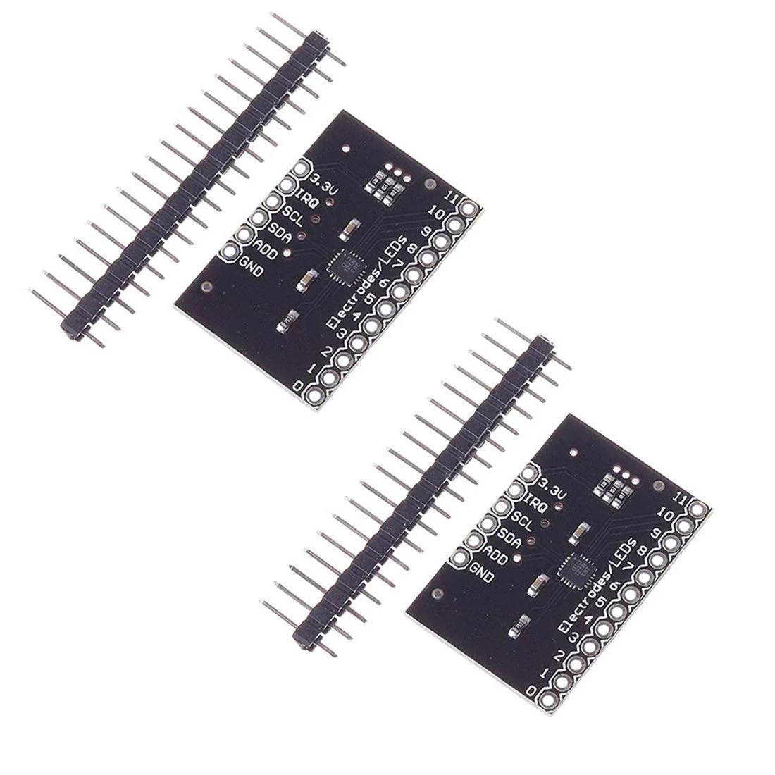 Hailege 2pcs MPR121-Breakout-V12 Proximity Keyboard Touch Sensor Capacitive Touch Sensor