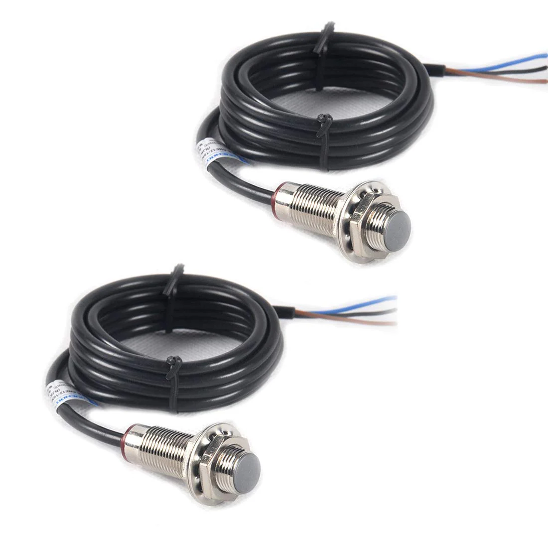 Hailege 2pcs NJK-5002C Hall Effect Sensor Proximity Switch NPN 3-Wire Normally Open