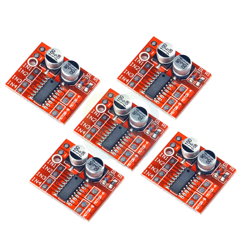 Hailege 5pcs 1.5A 2-Way L298N L298 DC Motor Driver Drive Board Dual H Bridge PWM Step Speed Controller Driver Module