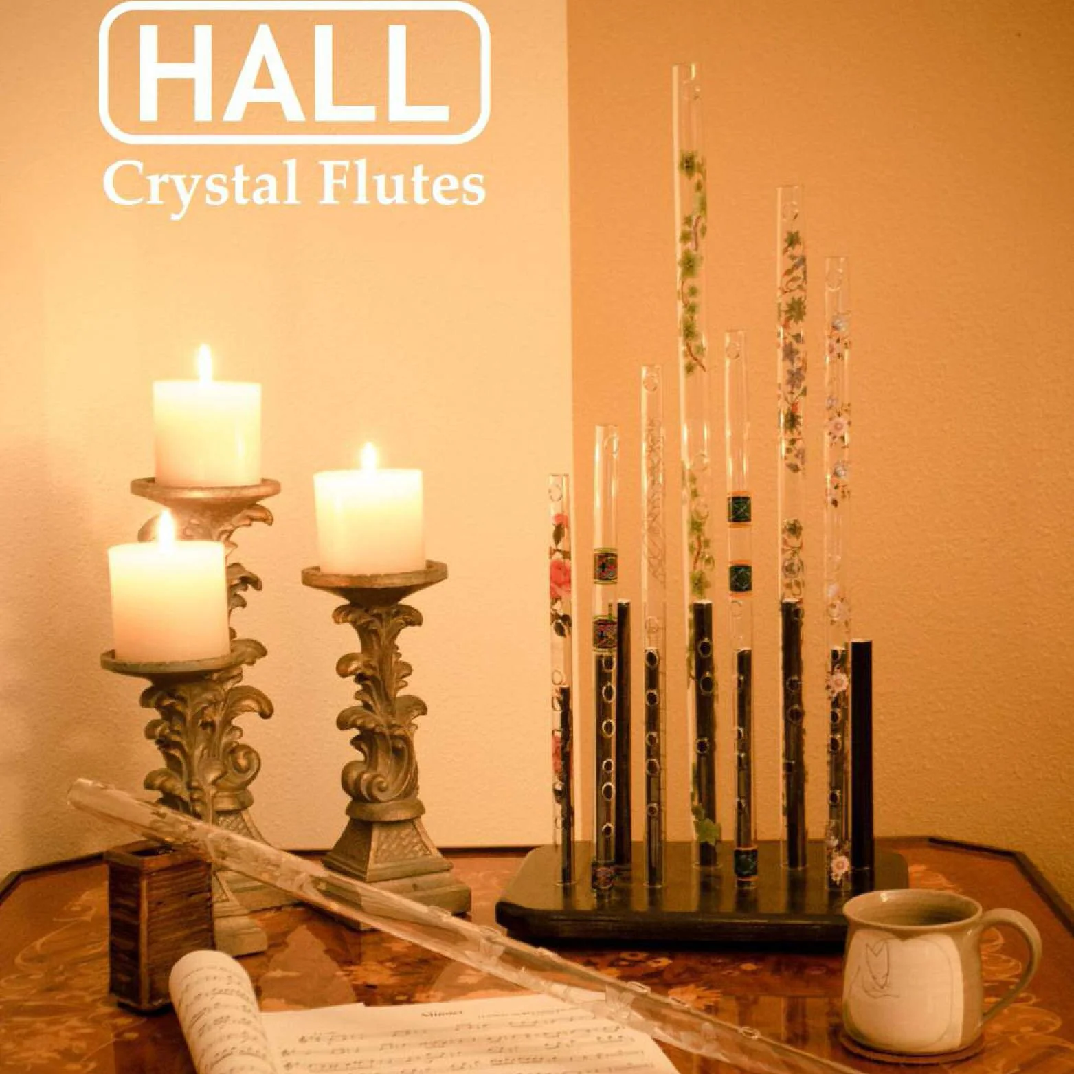 Hall Crystal Flute 11202 - Inline Glass Piccolo in C - Carolina - Image 5