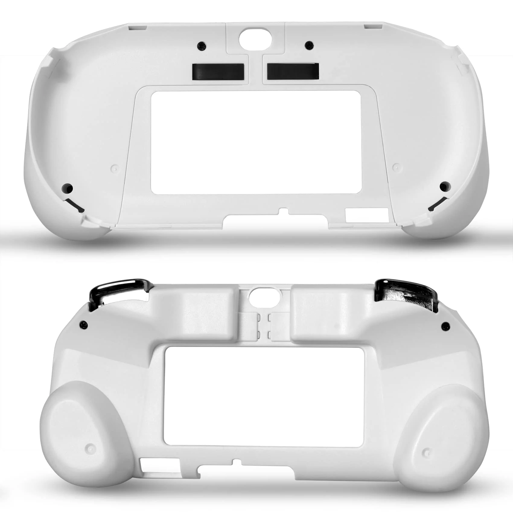 Hand Grip Handle Joypad Protective Case with L2 R2 Trigger Button Grip Shell Controller Protective Case for Sony Playstation PS Vita 2000 PSV 2000 PS Vita Slim.(White) - Image 2