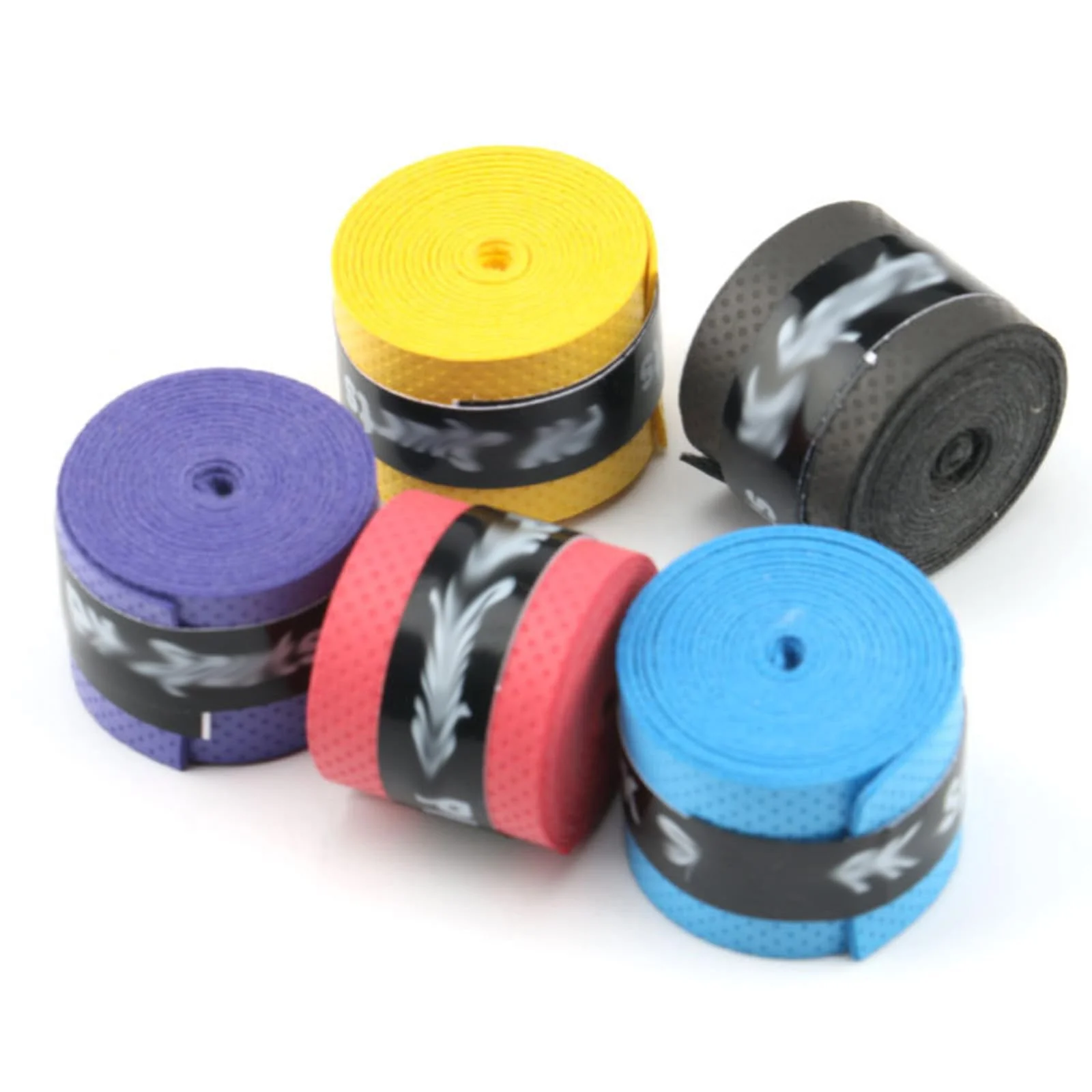 Handle Grip Tape Self Adhesive Grip Tape Slip Handle Wrap Drum Stick Wrap Tape Handle Wraps for Drumstick Badminton, Black - Image 6