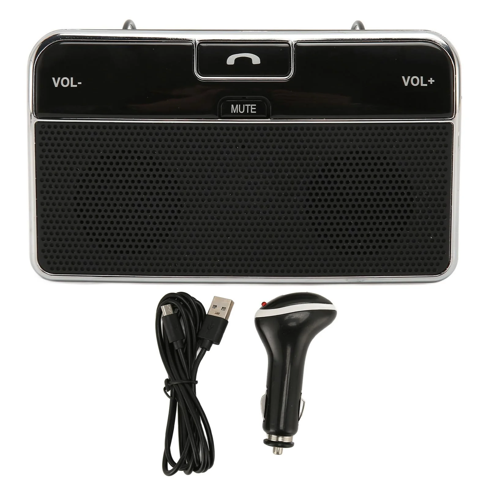 Handsfree Speaker for Cars, Bluetooth 4.0 Car Speaker AUTO Reconnect for 2 Cell Phone Connection, Car Kit Receiver Handsfree Speakerphone with Visor Clip - Image 8