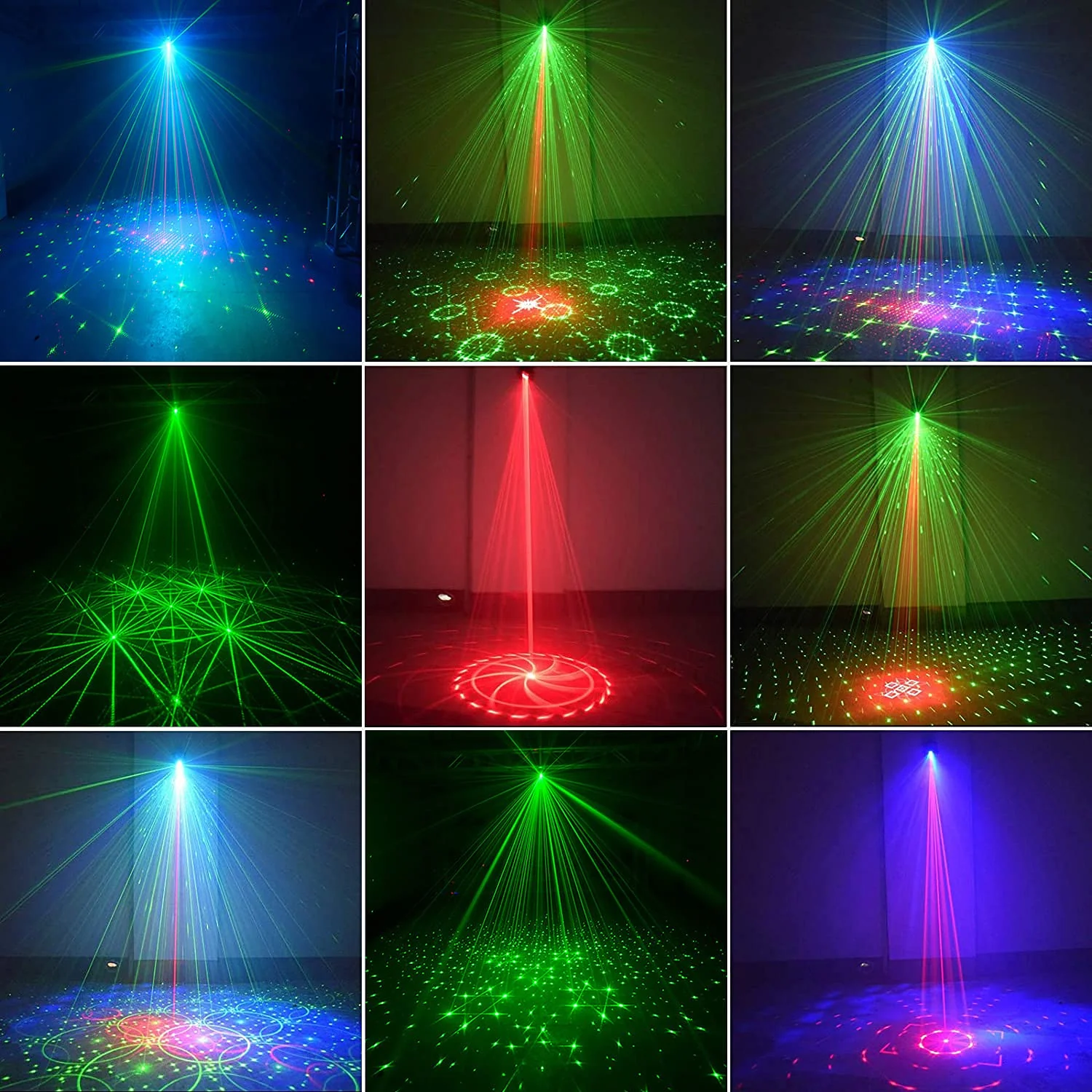Happy Birthday Gifts Party Decor,Gift Party Light for Christmas Halloween Easter - DJ Disco Strobe Light Sound Activated Background Party Light with 60 Patterns Light Unique Gift Set - Image 4