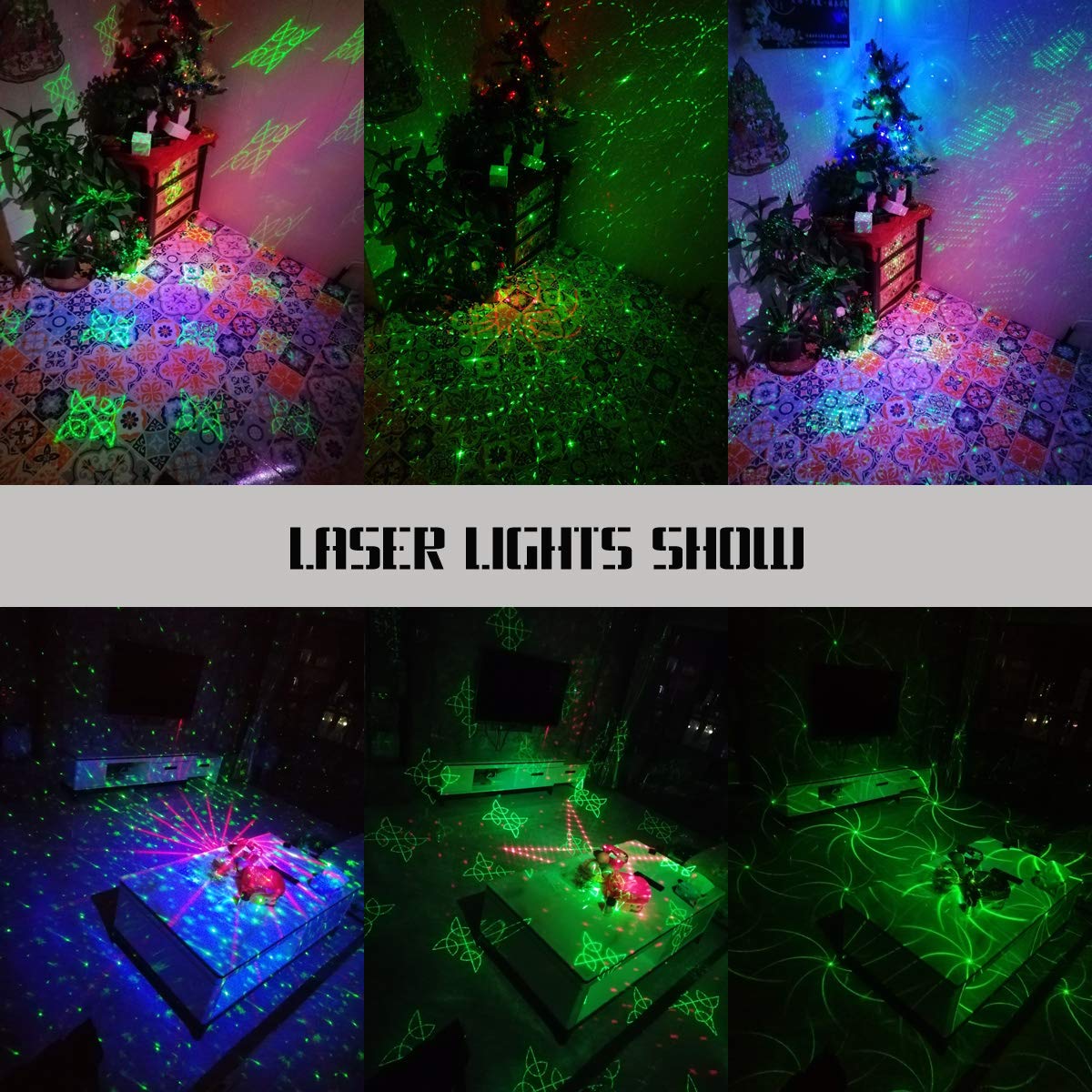 Happy Birthday Gifts Party Decor,Gift Party Light for Christmas Halloween Easter - DJ Disco Strobe Light Sound Activated Background Party Light with 60 Patterns Light Unique Gift Set - Image 6