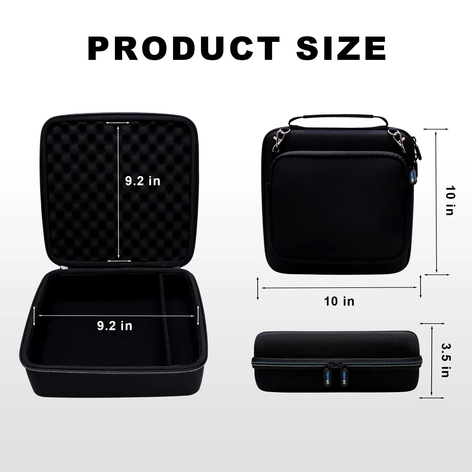 Hard Case Compatible with YAMAHA MG06X / AG06MK2 / MG06 6-Input / AG03MK2, Behringer Xenyx 802S Compact Streaming Mixer with Small Storage Bag, Travel Carrying Protective Case - Image 4