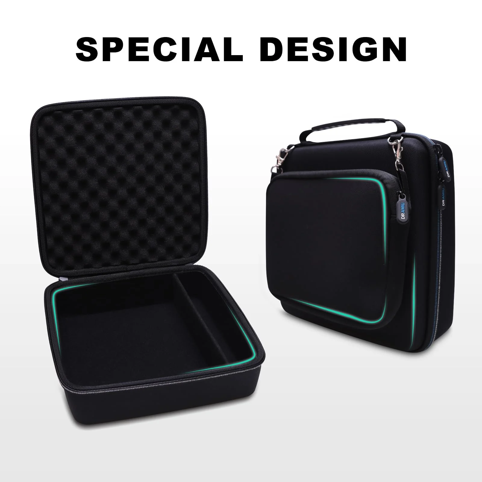 Hard Case Compatible with YAMAHA MG06X / AG06MK2 / MG06 6-Input / AG03MK2, Behringer Xenyx 802S Compact Streaming Mixer with Small Storage Bag, Travel Carrying Protective Case - Image 5