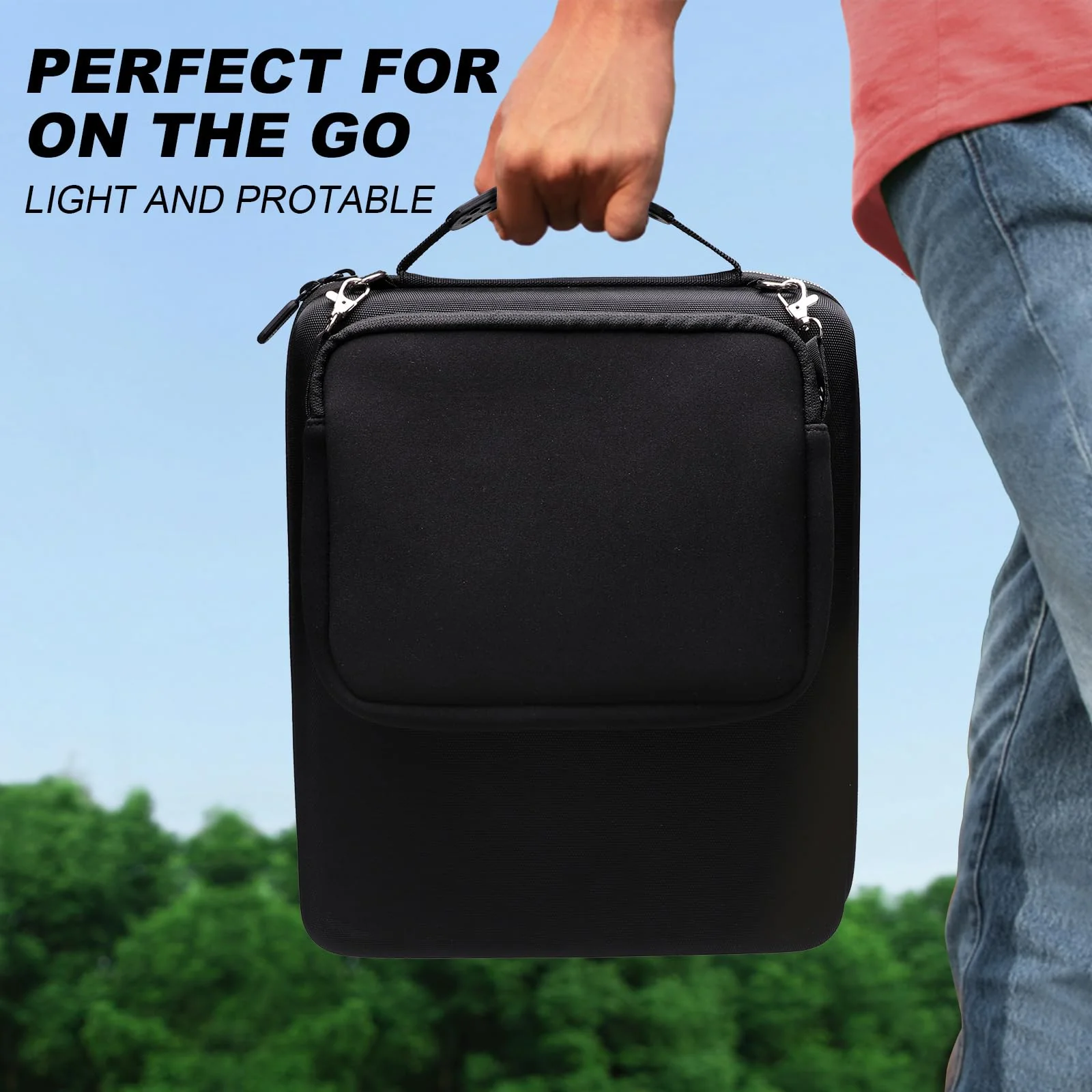 Hard Case Compatible with YAMAHA MG10XU or MG10 10-Input Stereo Mixer with Small Storage Bag Black - Image 7