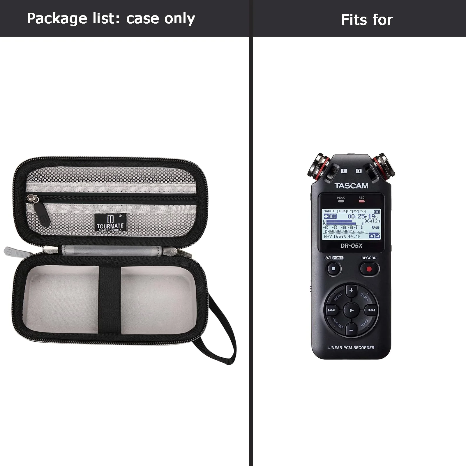 Hard Case for DR-05X Stereo Handheld Digital Audio Recorder (Only Case) - Image 6