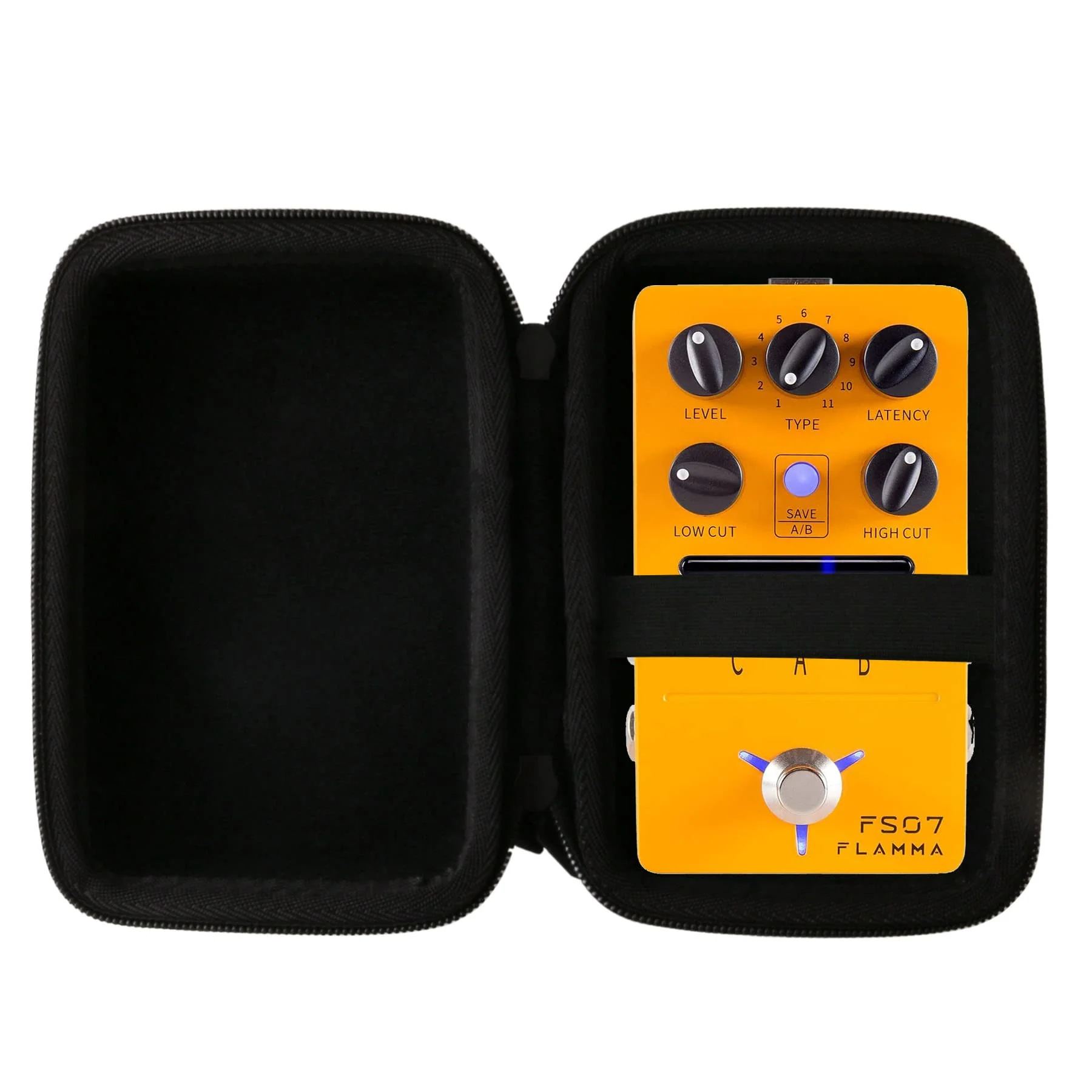 Hard EVA Carrying Case Compatible with for FLAMMA FS01-FS07Guitar Delay Pedal/Zoom MS-70CDR/MS-60B/MS-50G MultiStomp Guitar Effects Pedal Case. - Image 2