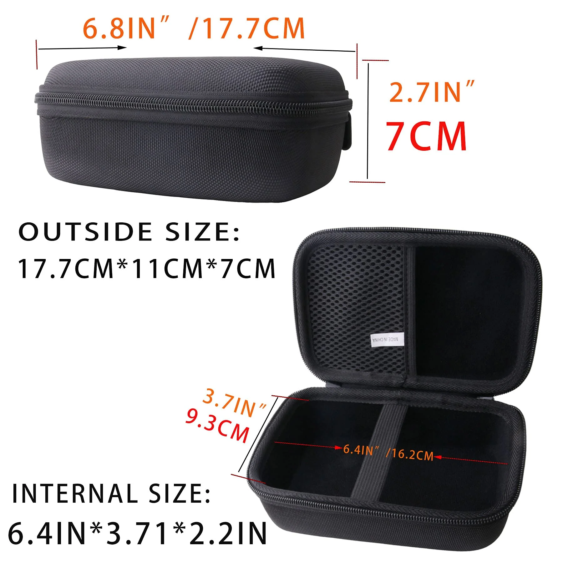 Hard EVA Carrying Case for Positive Grid Spark GO 5W Ultra-Portable Smart Guitar Amp Case. - Image 2