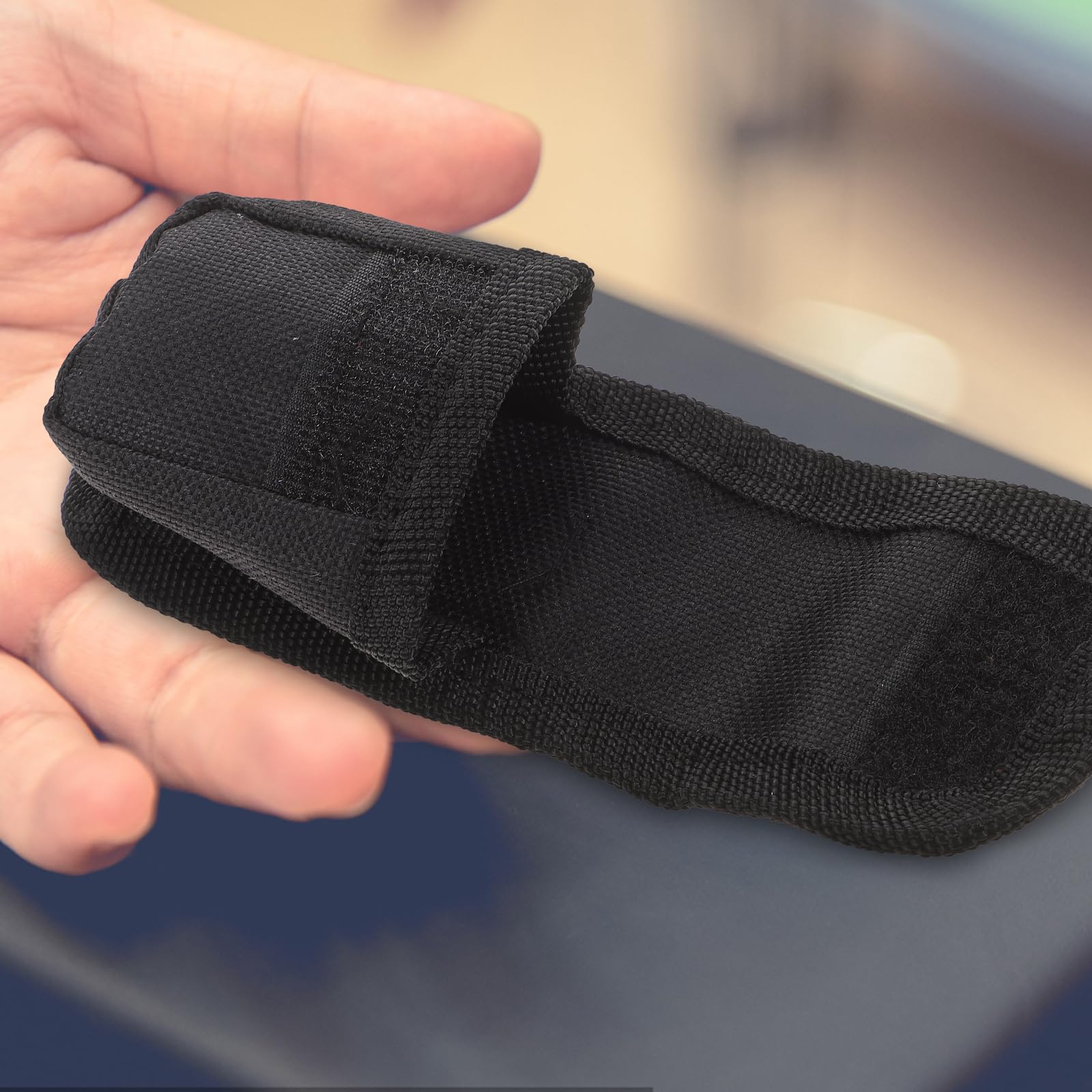 Hard Storage Bag Organiser for Fingertip Pulse Oximeter Blood Oxygen Saturation Monitor (Black) - Image 8